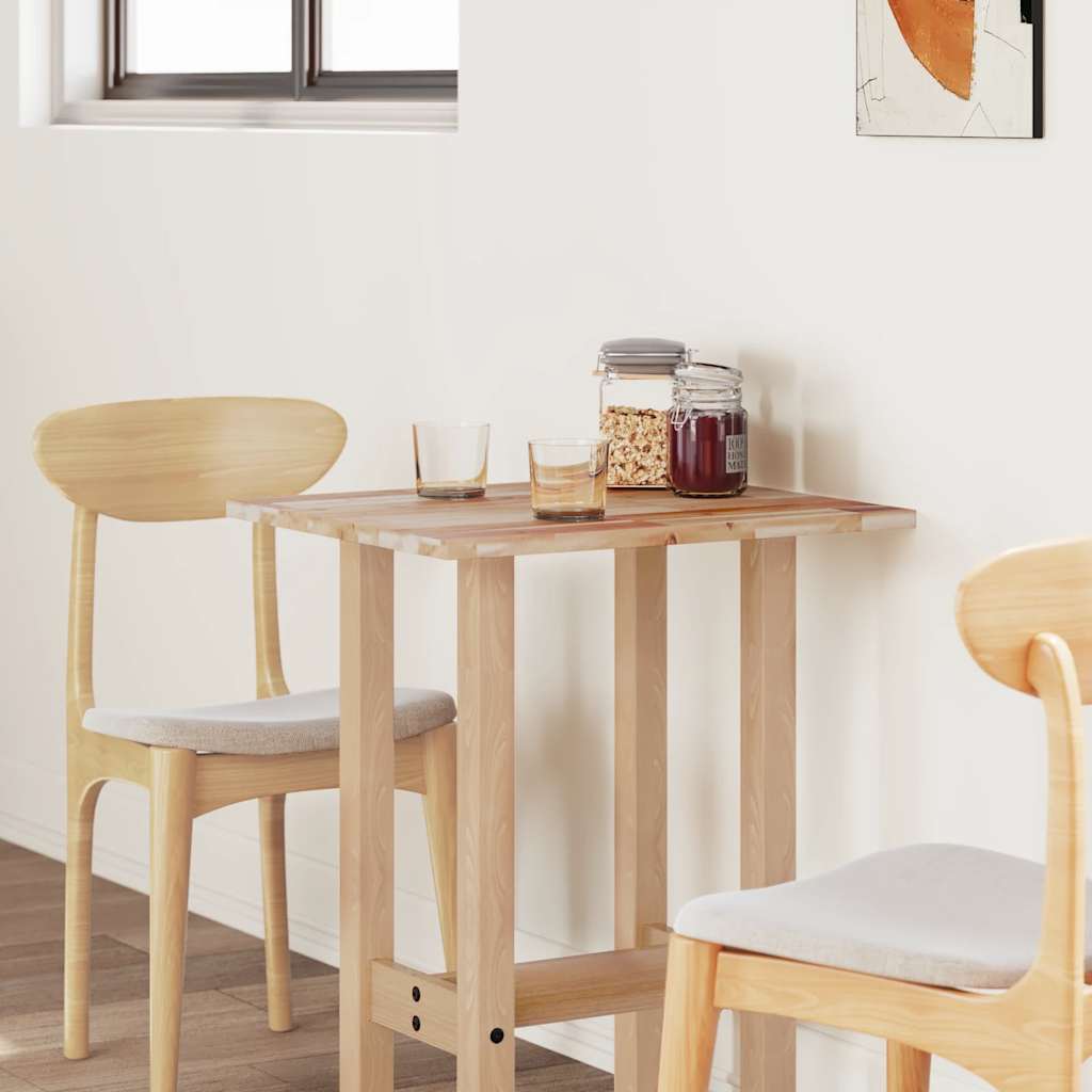 Tischplatte Rechteckig 60x50x2 cm Massivholz Akazie
