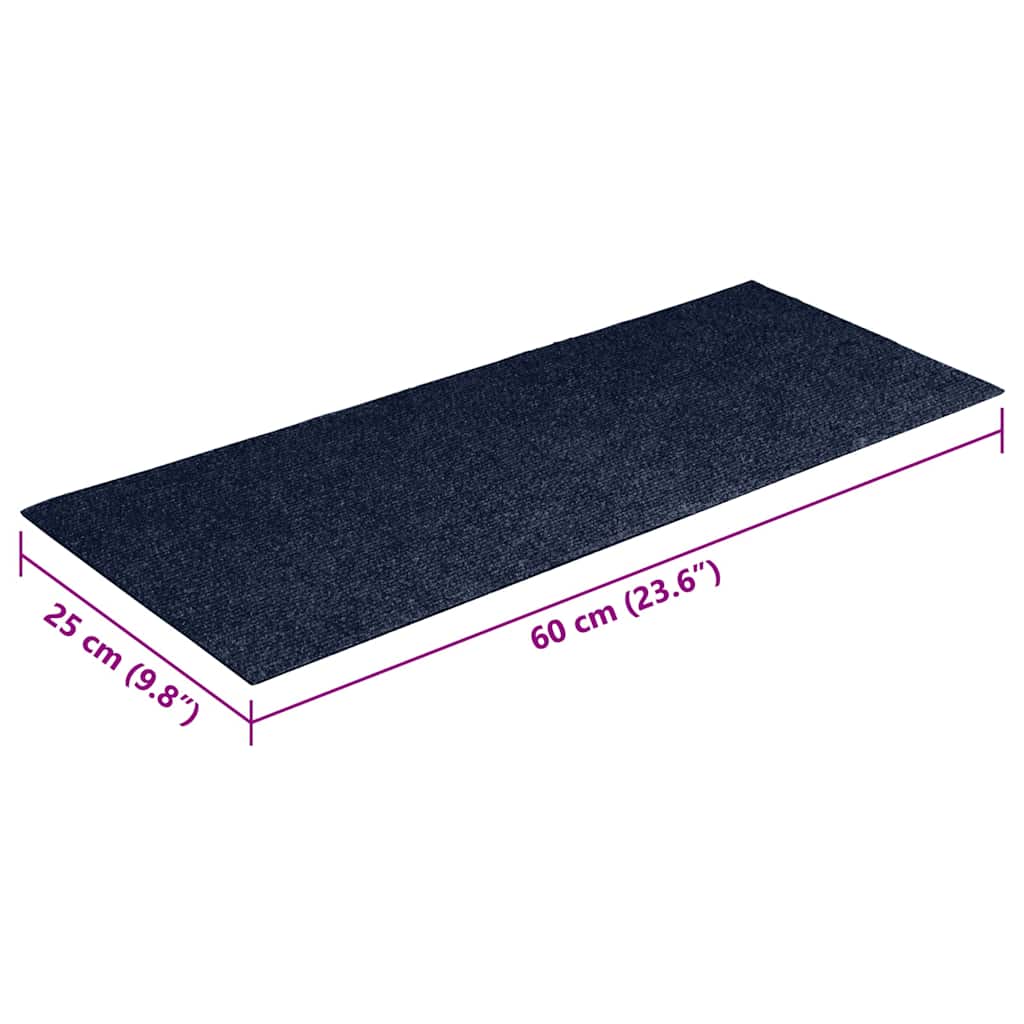 Stufenmatten Selbstklebend 15 Stk. 60x25 cm Hellbraun Rechteckig