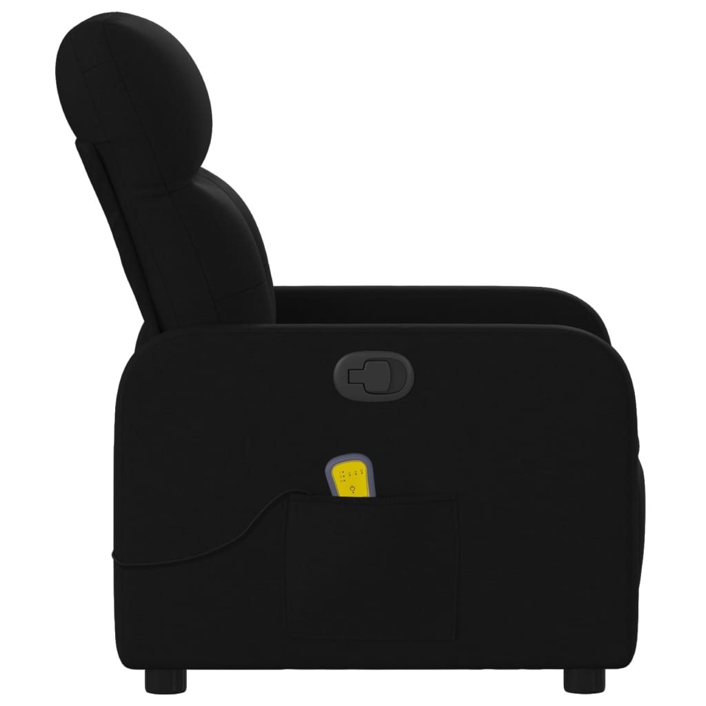 Massage-Relaxsessel, hellgrauer Stoff