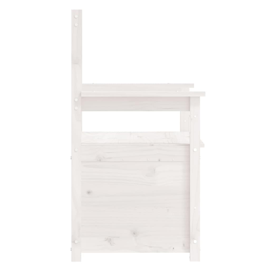 Sitzbank 112,5x51,5x96,5 cm Massivholz Kiefer
