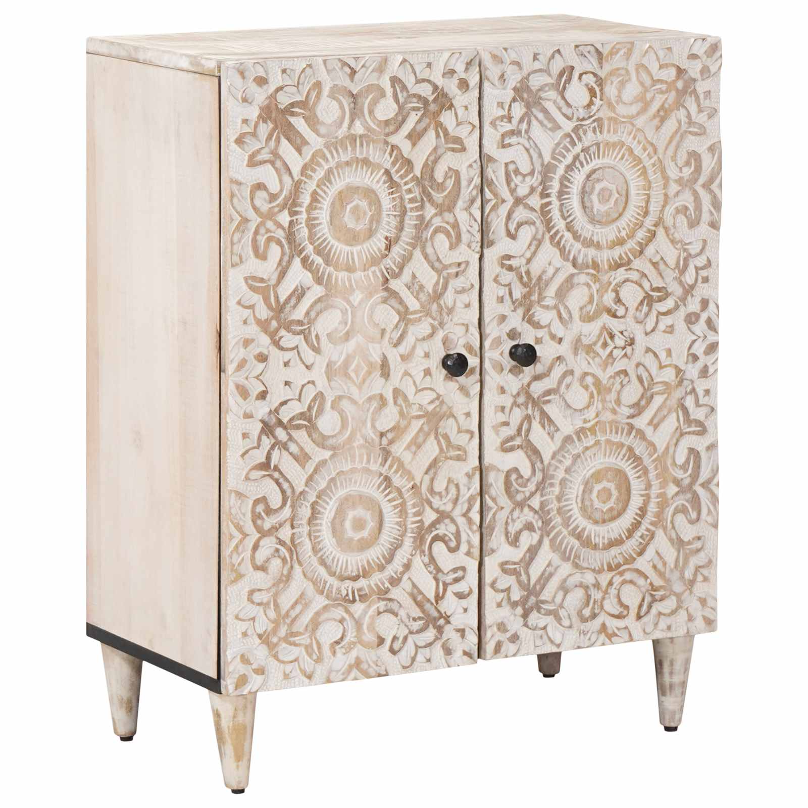 Aufbewahrungs-Sideboard Braun 60 x 33,5 x 75 cm
