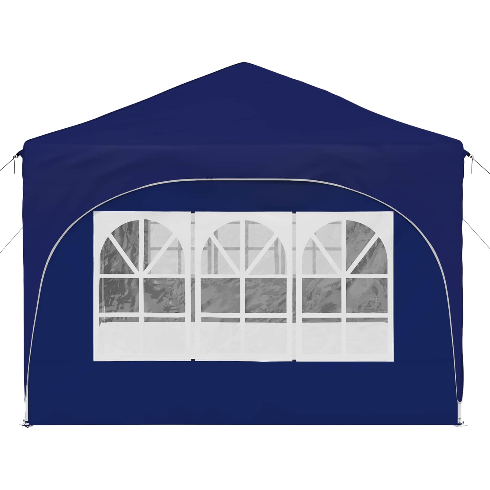 Pop-up Partyzelt 575 x 288 x 245 cm Creme Oxford-Stoff