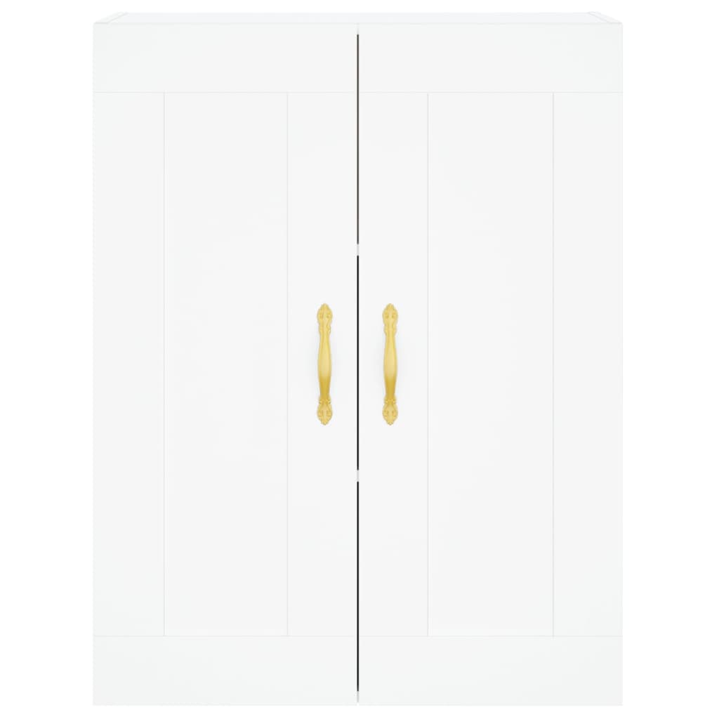 Highboard Betongrau 69,5x34x180 cm Holzwerkstoff