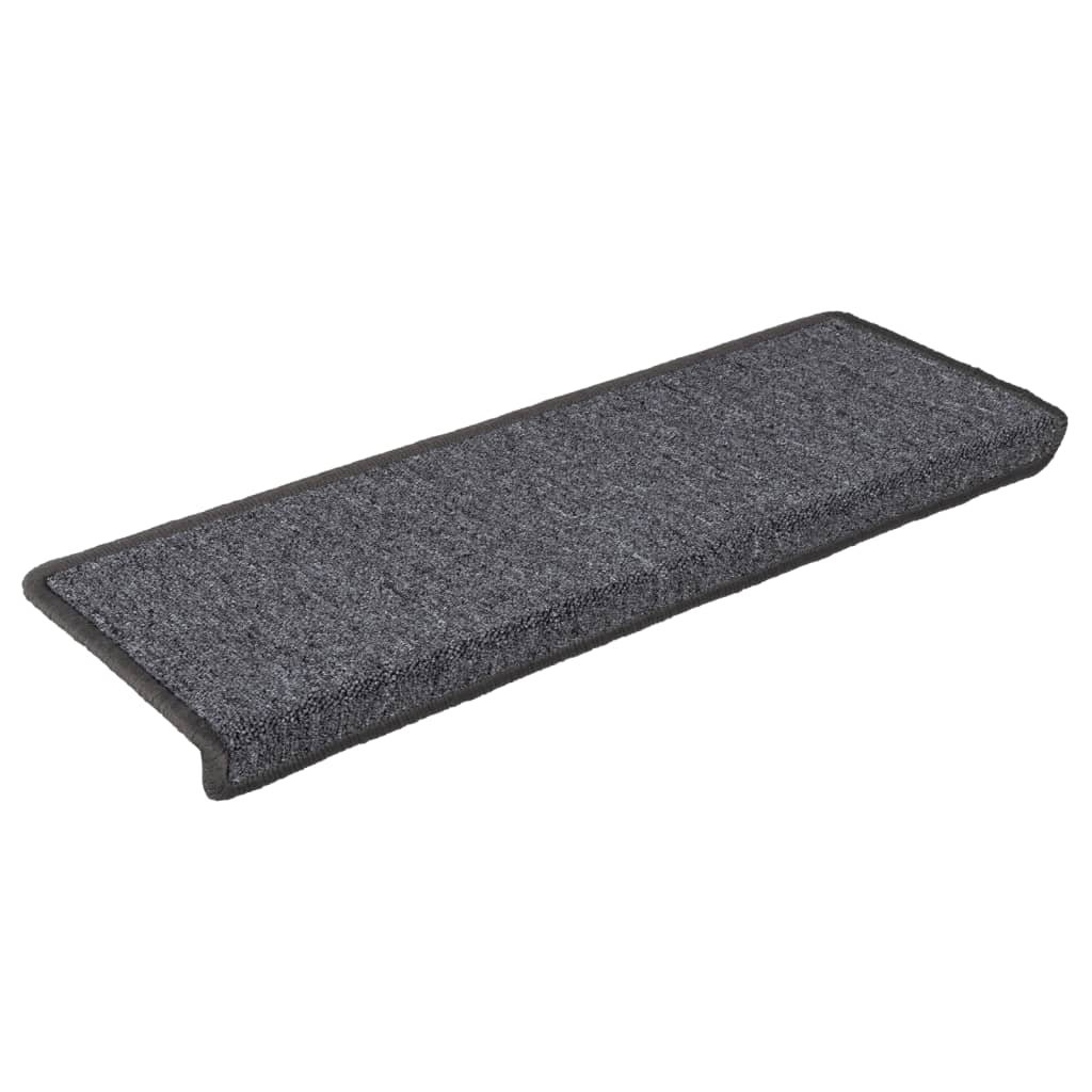 Stufenmatten 15 Stk. 65x21x4 cm Anthrazit Rechteckiger Rand