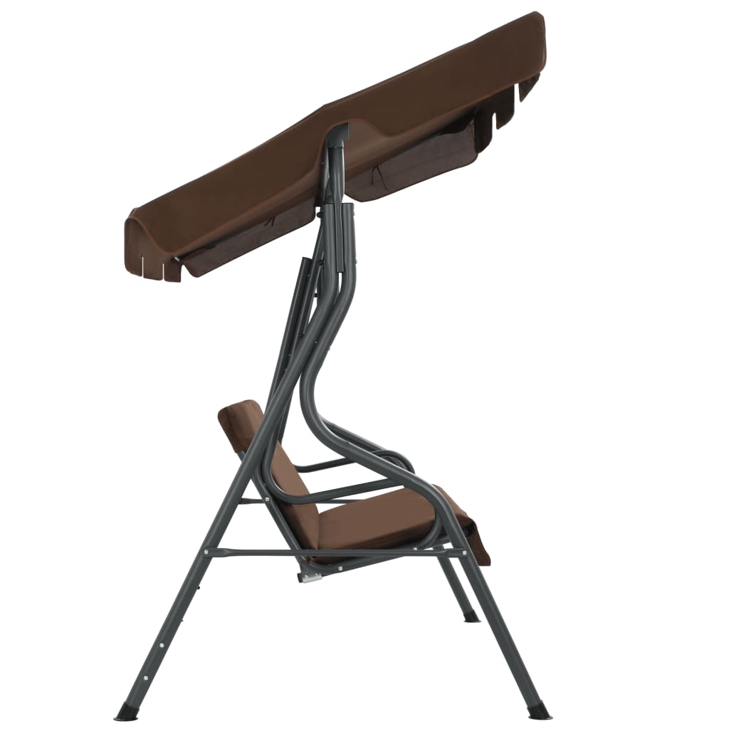 Hollywoodschaukel Cremeweiß 170×110×153 cm