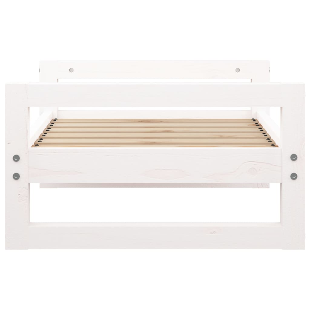 Hundebett 55,5x45,5x28 cm Massivholz Kiefer