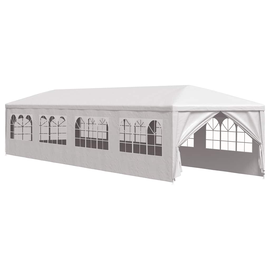 Party-Zelt 400 x 300 x 255 cm Rot PE und Stahl