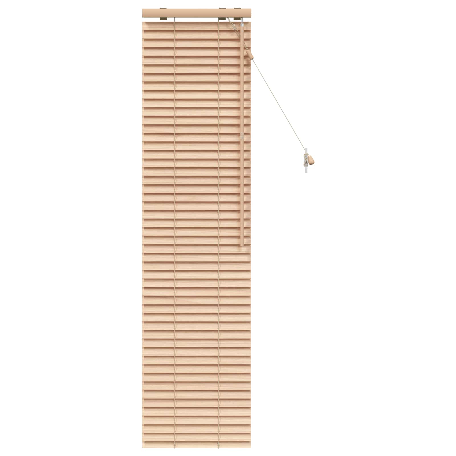 Jalousie Eichenoptik 40 x 130 cm 35 mm Massives Paulownia-Holz