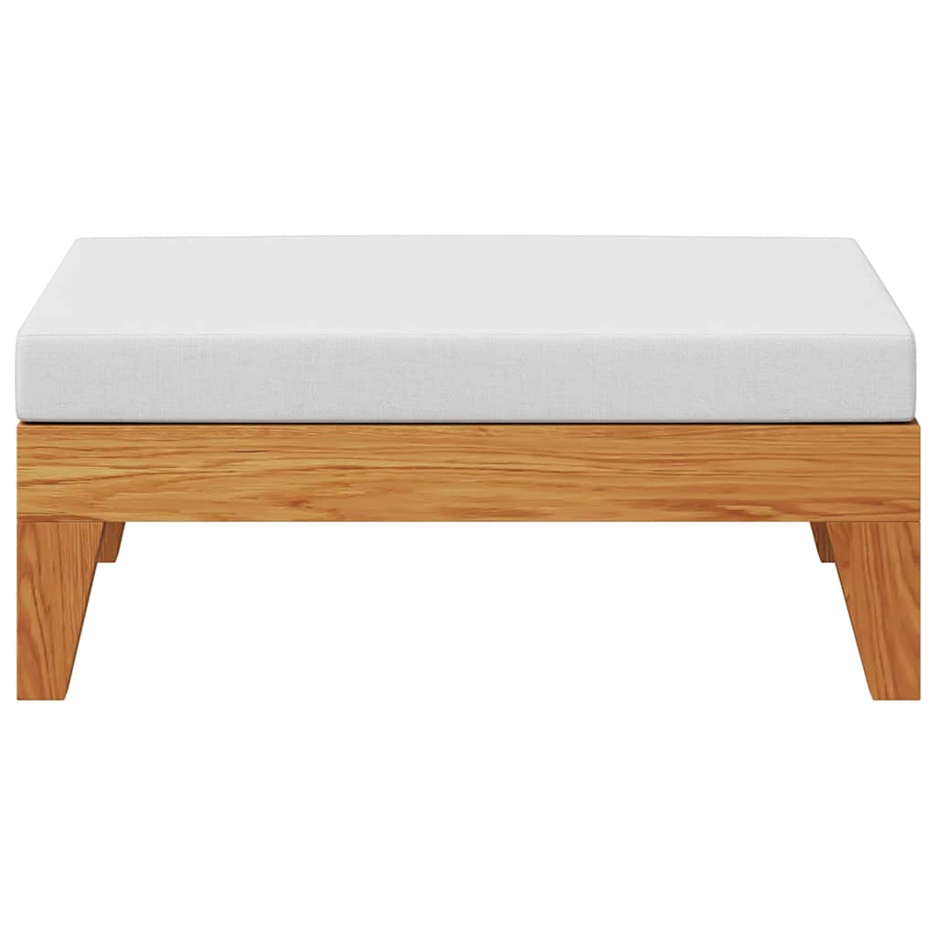 2-tlg. Garten-Lounge-Set mit Auflagen Massivholz Akazie
