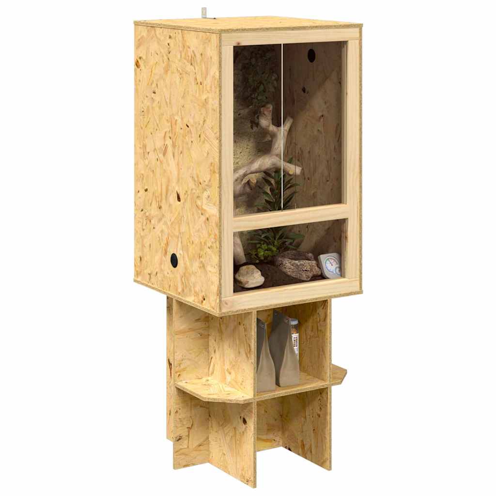 Terrarium Braun 50 x 50 x 100 cm OSB