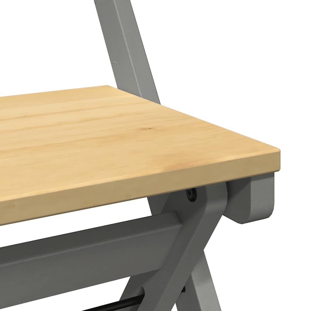 Esszimmerstühle Klappbar 4 Stk. Corona Wachsbraun Massivholz