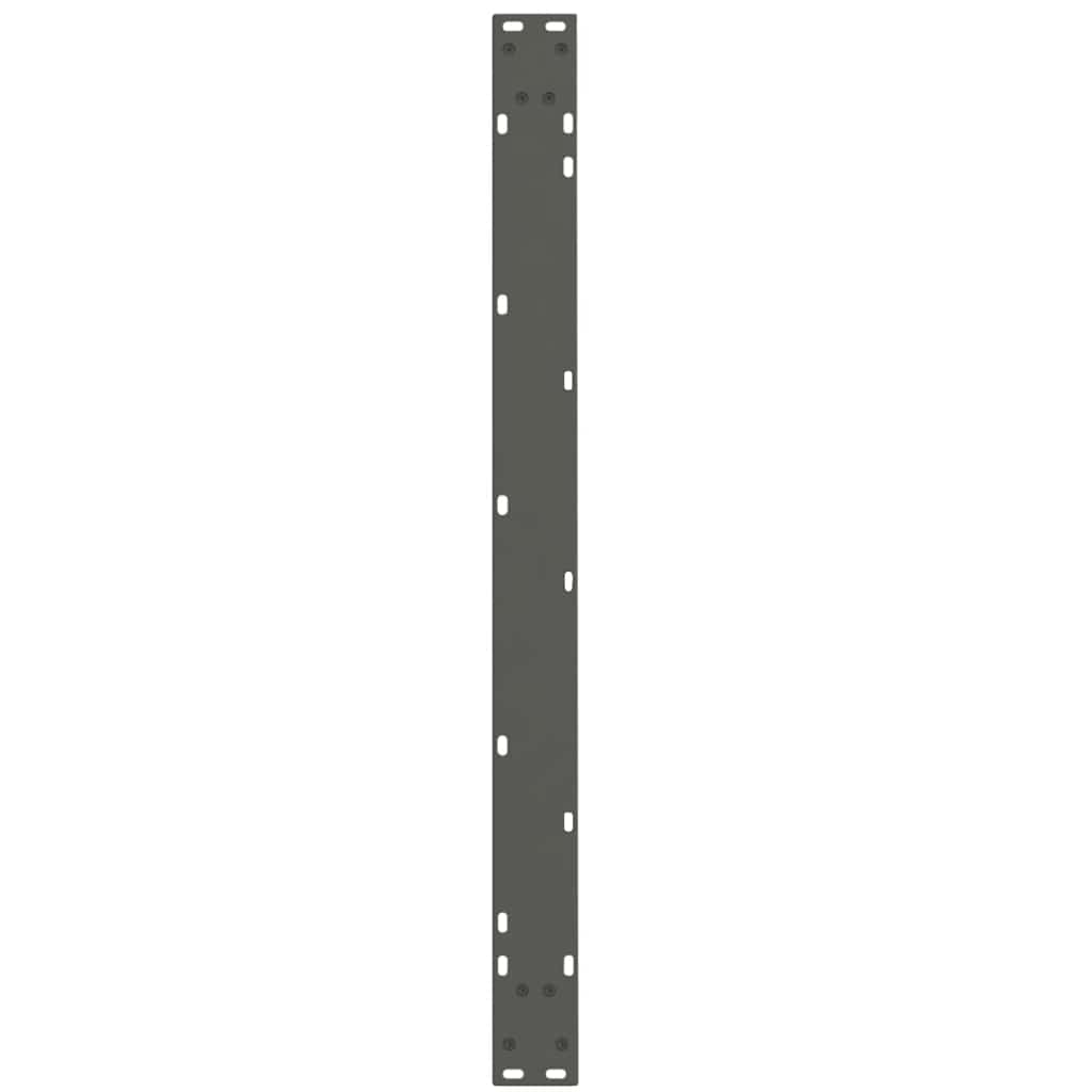 Couchtischbeine V-Form 2 Stück Schwarz 30x(30-31,3) cm Stahl