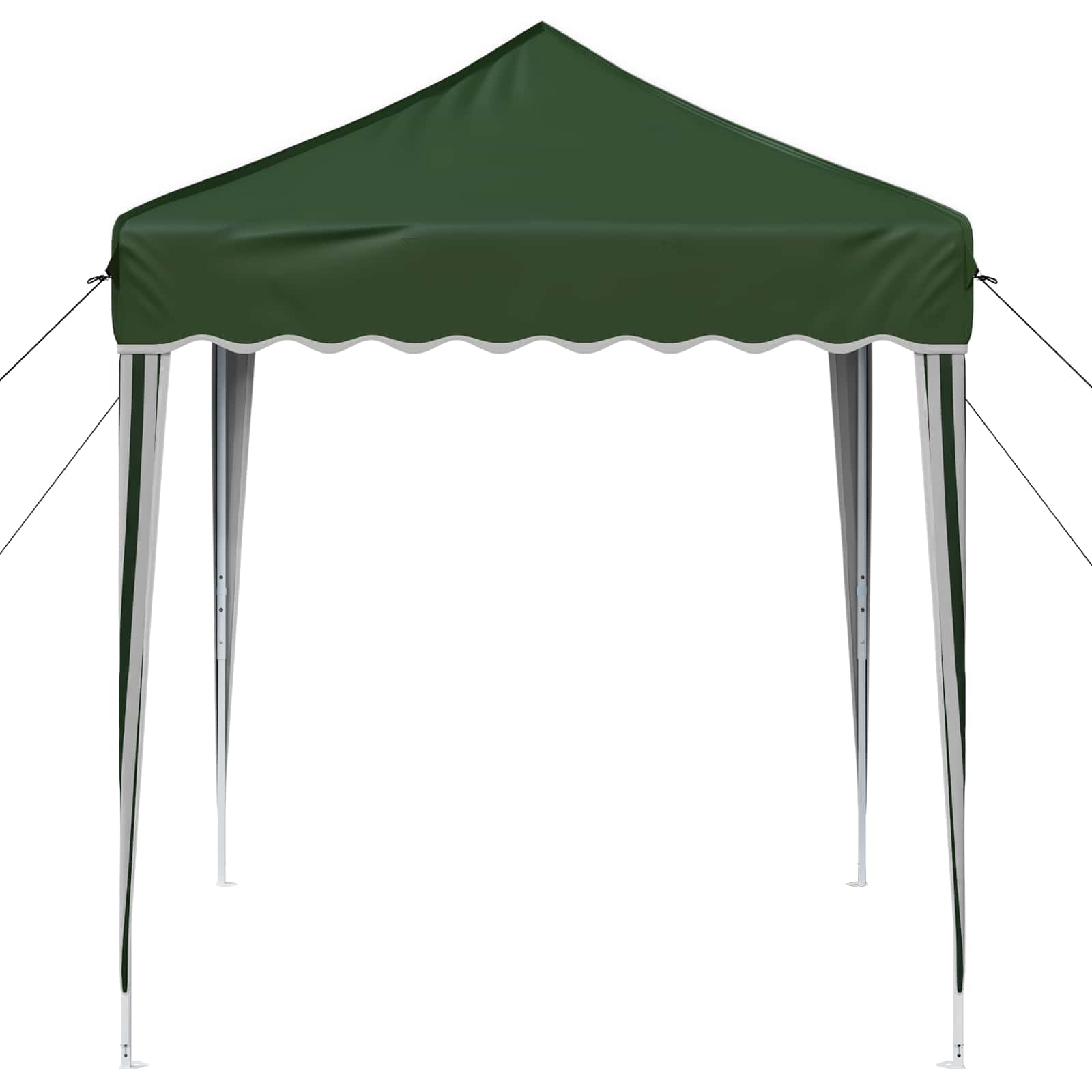 Pop-up Partyzelt 195 x 195 x 245 cm Creme Oxford-Stoff