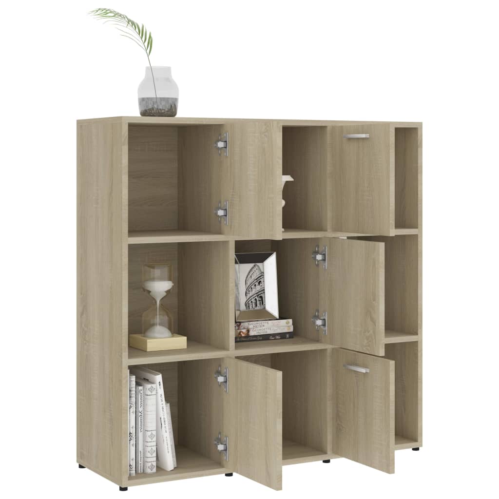 Bücherregal Weiß 90x30x90 cm Holzwerkstoff