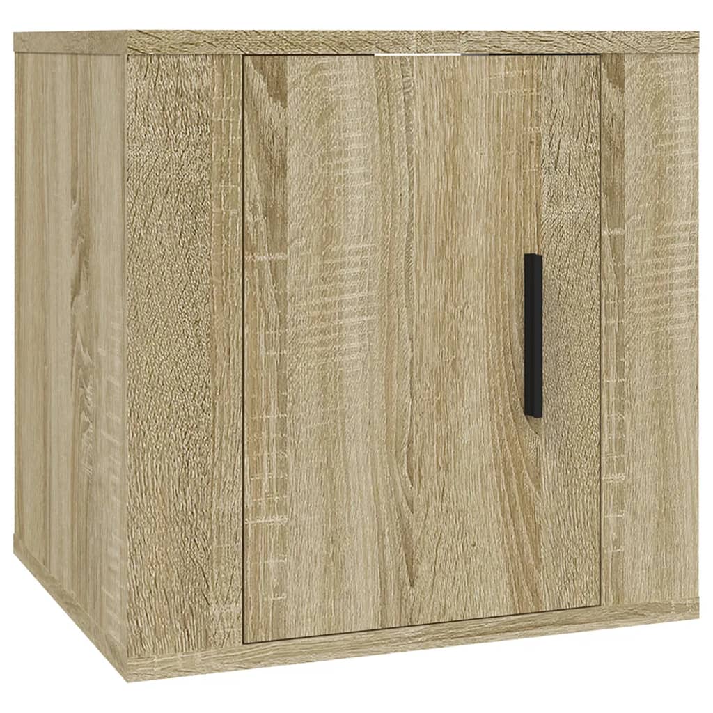 3-tlg. TV-Schrank-Set Weiß Holzwerkstoff