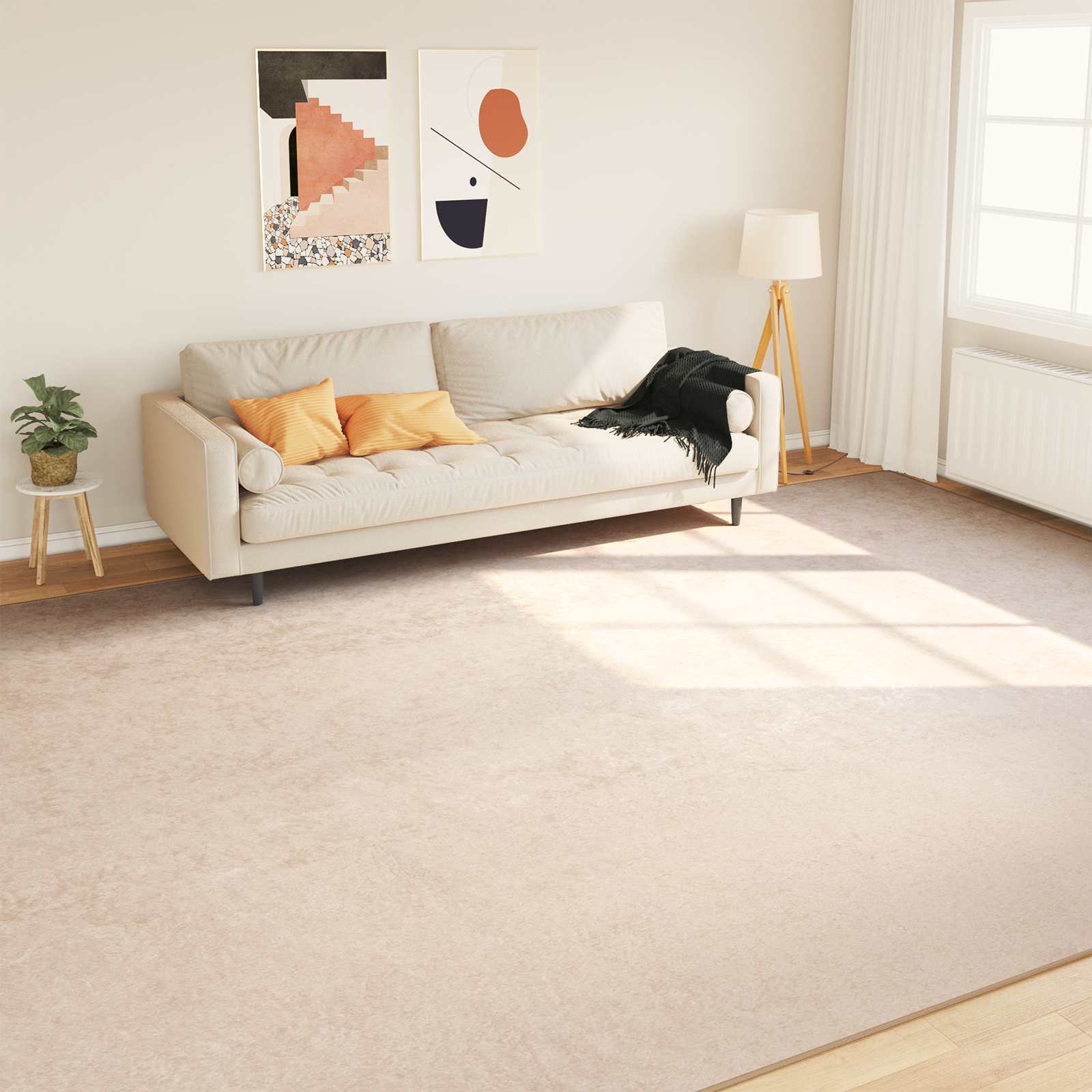 Teppich Waschbar Mehrfarbig 160x230 cm