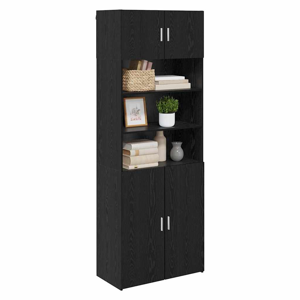 Aufbewahrungsschrank Altholz 80 x 42,5 x 225 cm Holzwerkstoff