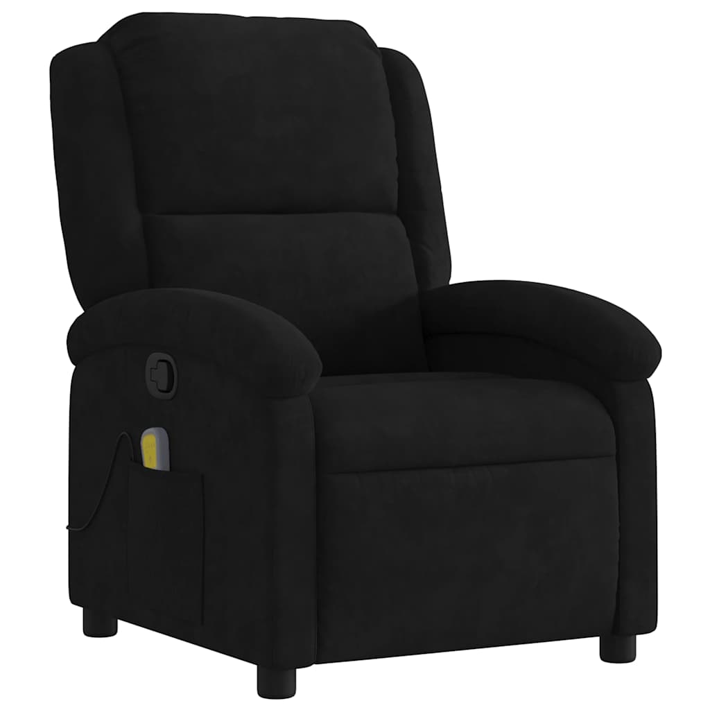 Relaxsessel Dunkelgrau Samt