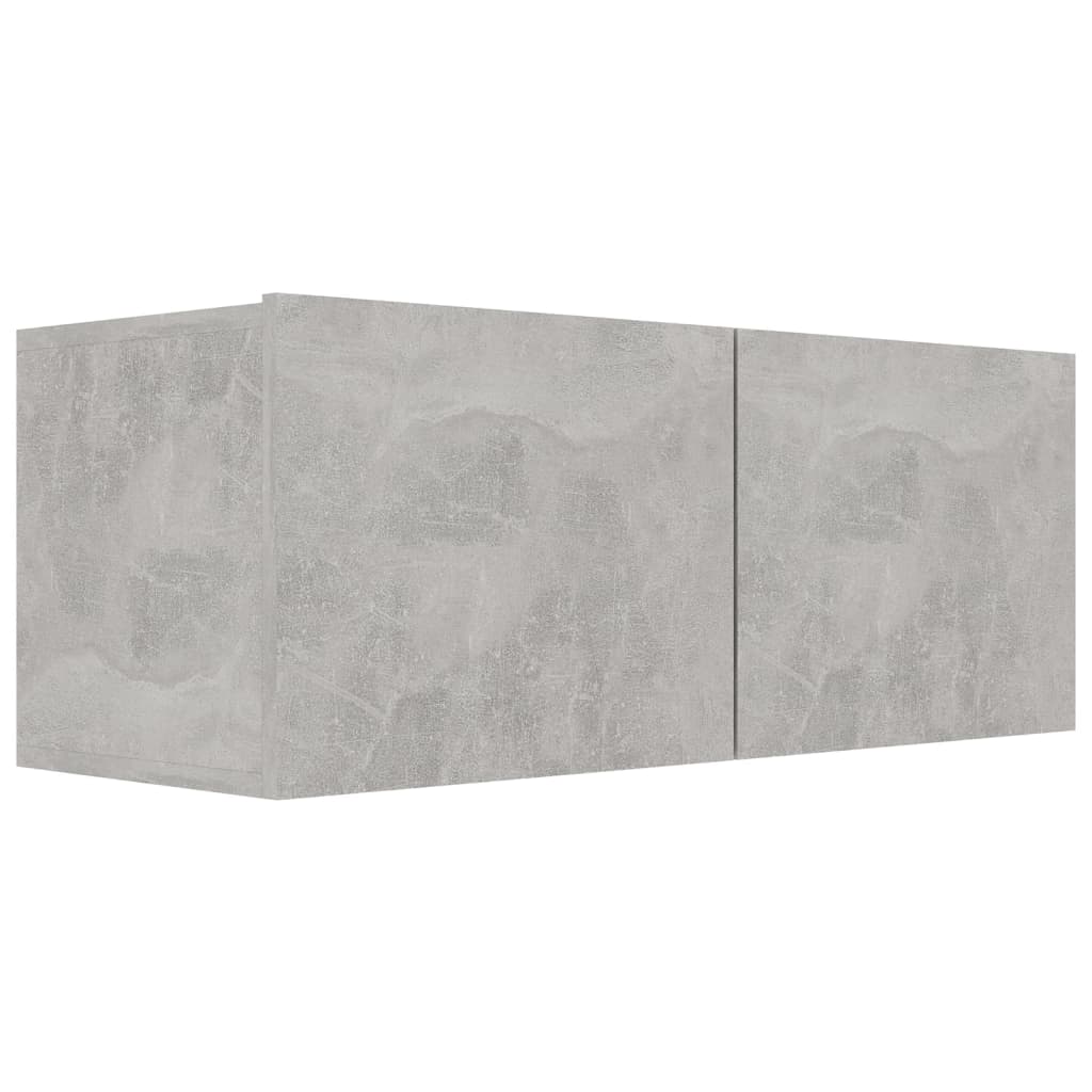 4-tlg. TV-Schrank-Set Weiß Holzwerkstoff