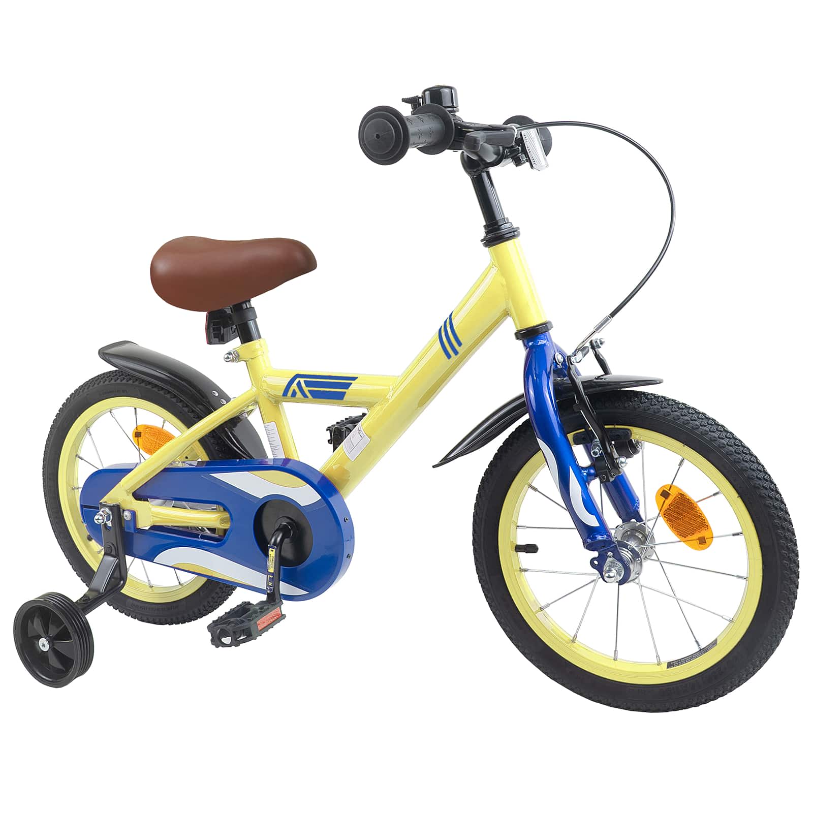 Kinderfahrrad 12 Zoll für 2-4 Jahre alt Gelb