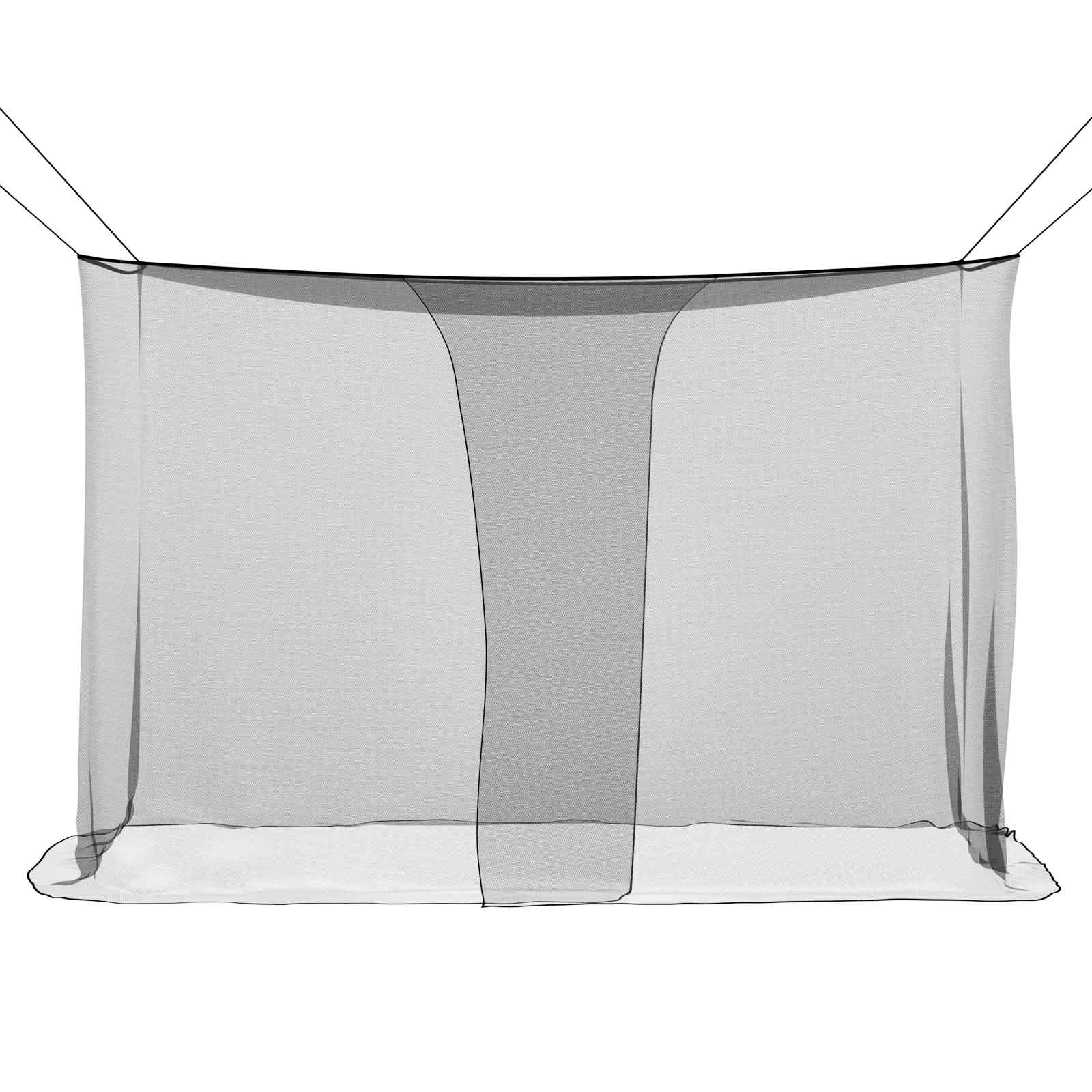 Moskitonetz zum Aufhängen 156 Mesh Weiß 220x100x150 cm