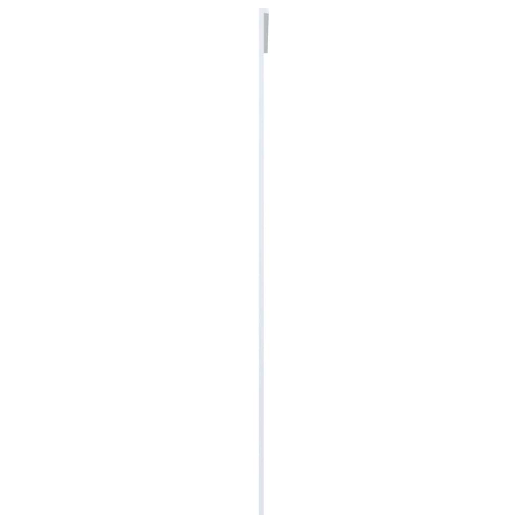 Schiebetür Aluminium und ESG Glas 90x205 cm Schwarz