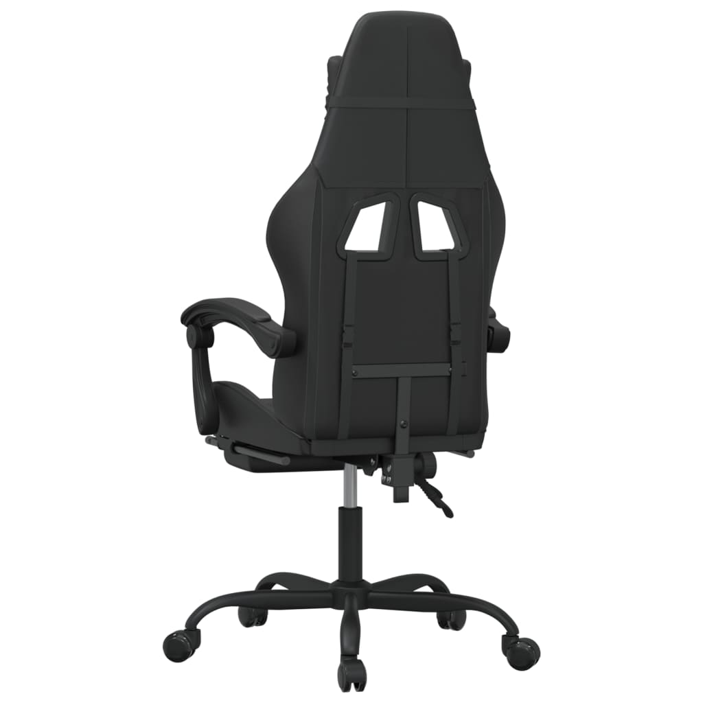 Gaming-Stuhl Drehbar Schwarz und Grün Kunstleder