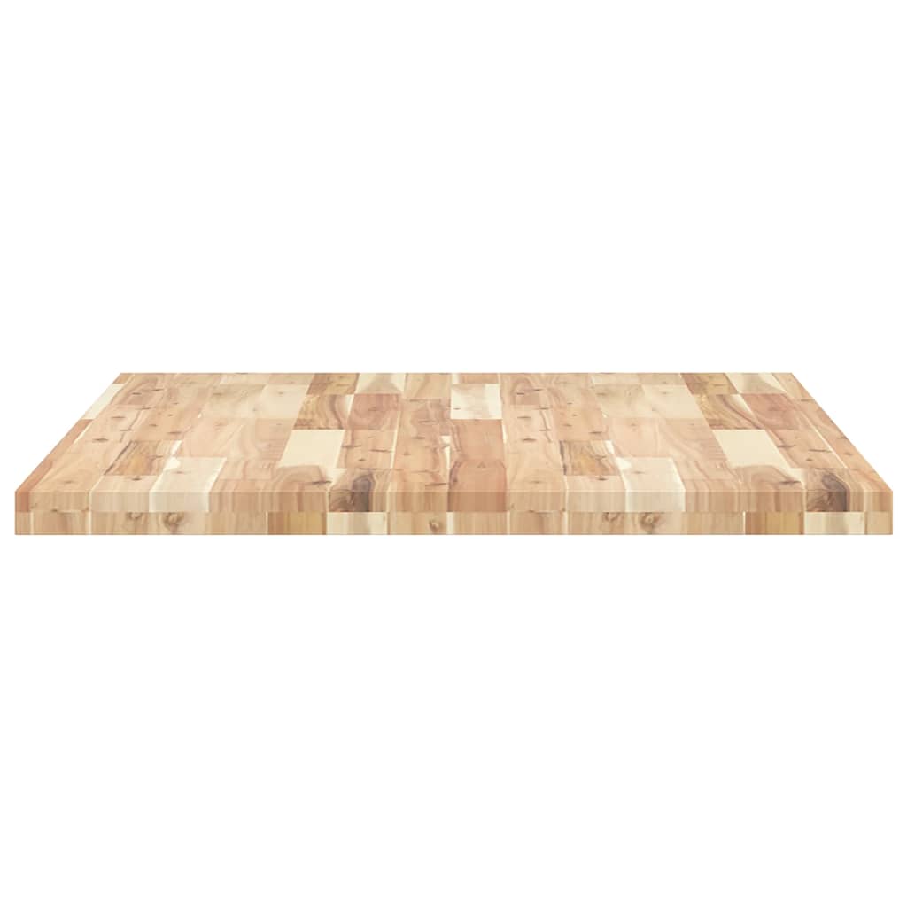 Tischplatte Rechteckig 60x50x2 cm Massivholz Akazie