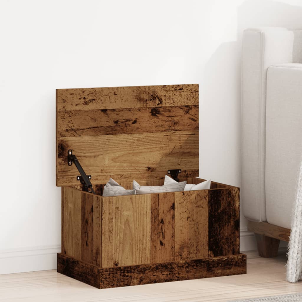 Aufbewahrungsbox Weiß 50 x 30 x 28 cm Holzwerkstoff