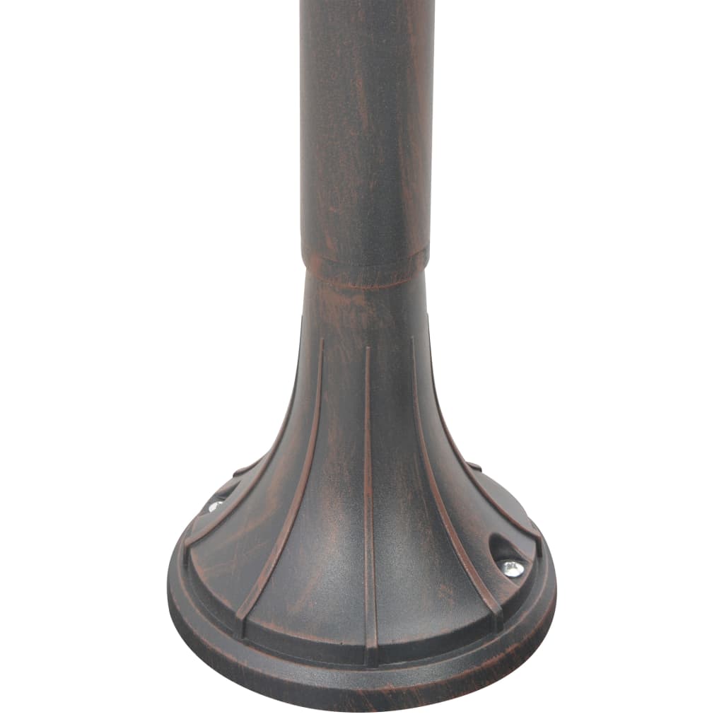 Garten-Pollerleuchte E27 120 cm Aluminium Weiß
