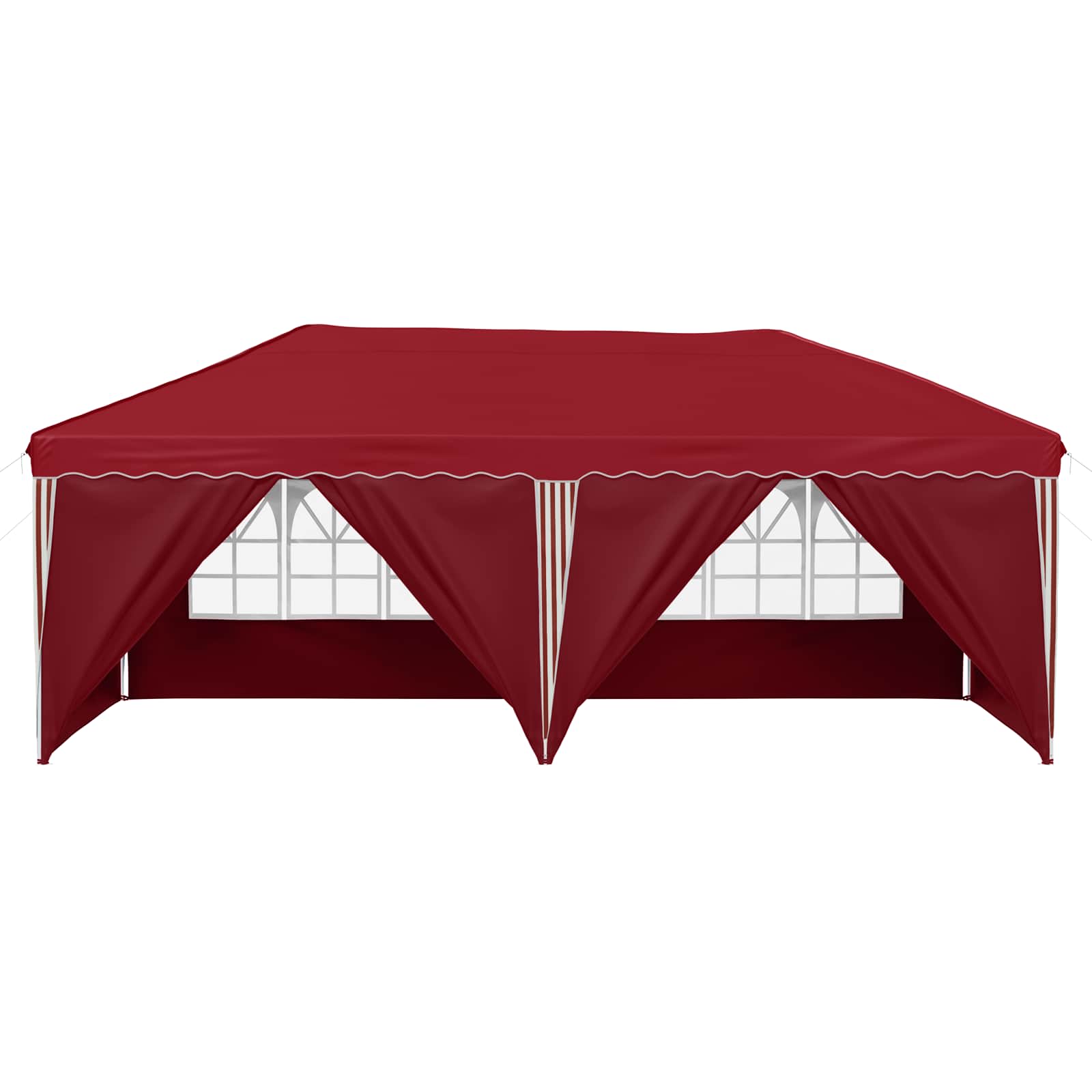 Pop-up Partyzelt 575 x 290 x 245 cm Creme