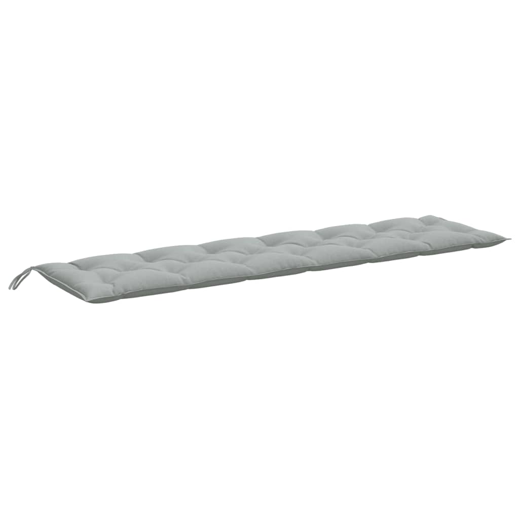Gartenbank-Auflagen 2 Stk. Melange Anthrazit 100x50x7 cm Stoff