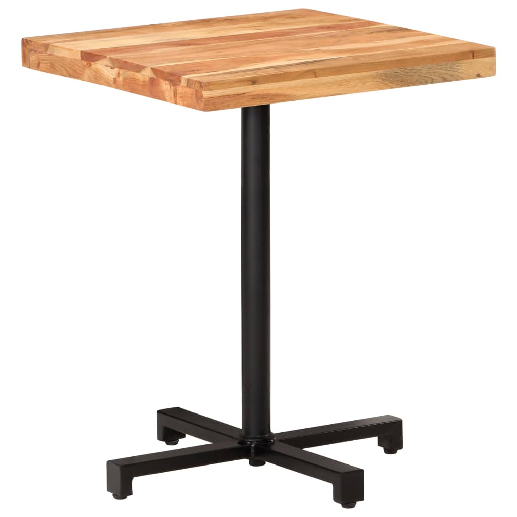 Bistrotisch Rund Ø60x75 cm Raues Mangoholz