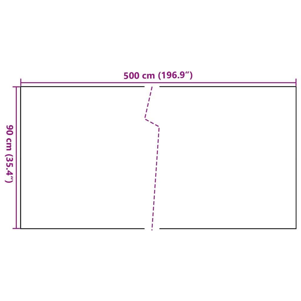 Balkon-Sichtschutz Anthrazit 300x90 cm Poly Rattan