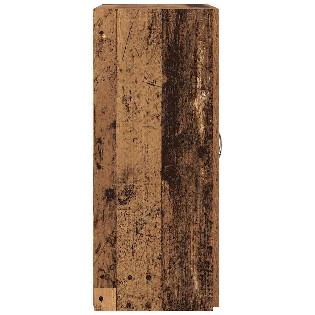 Aktenschrank Weiß 60x32x153 cm Holzwerkstoff