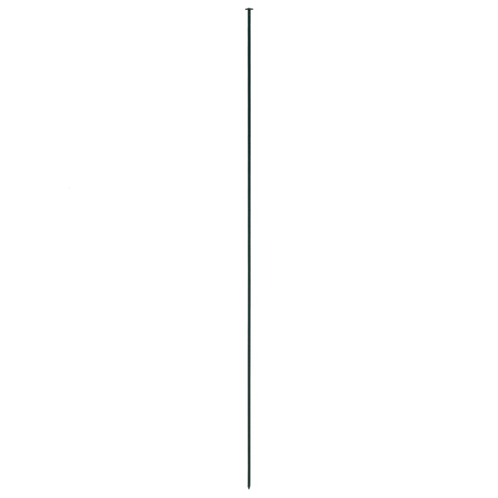 Gartenzaun Set Konvex 77,3x26 cm Grün