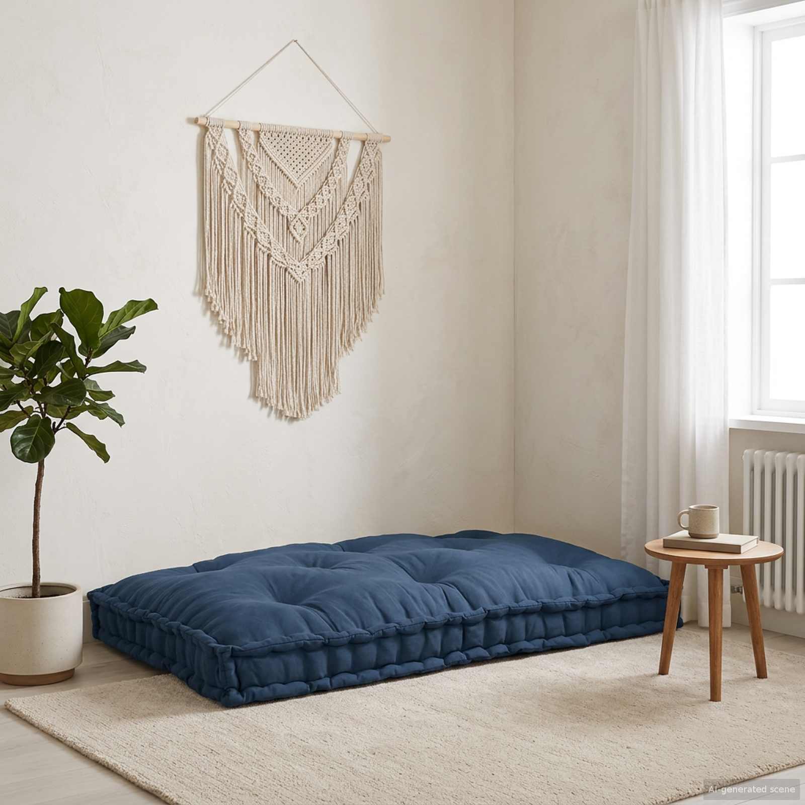 Palettensofa-Auflage Mehrfarbig Stoff Patchwork