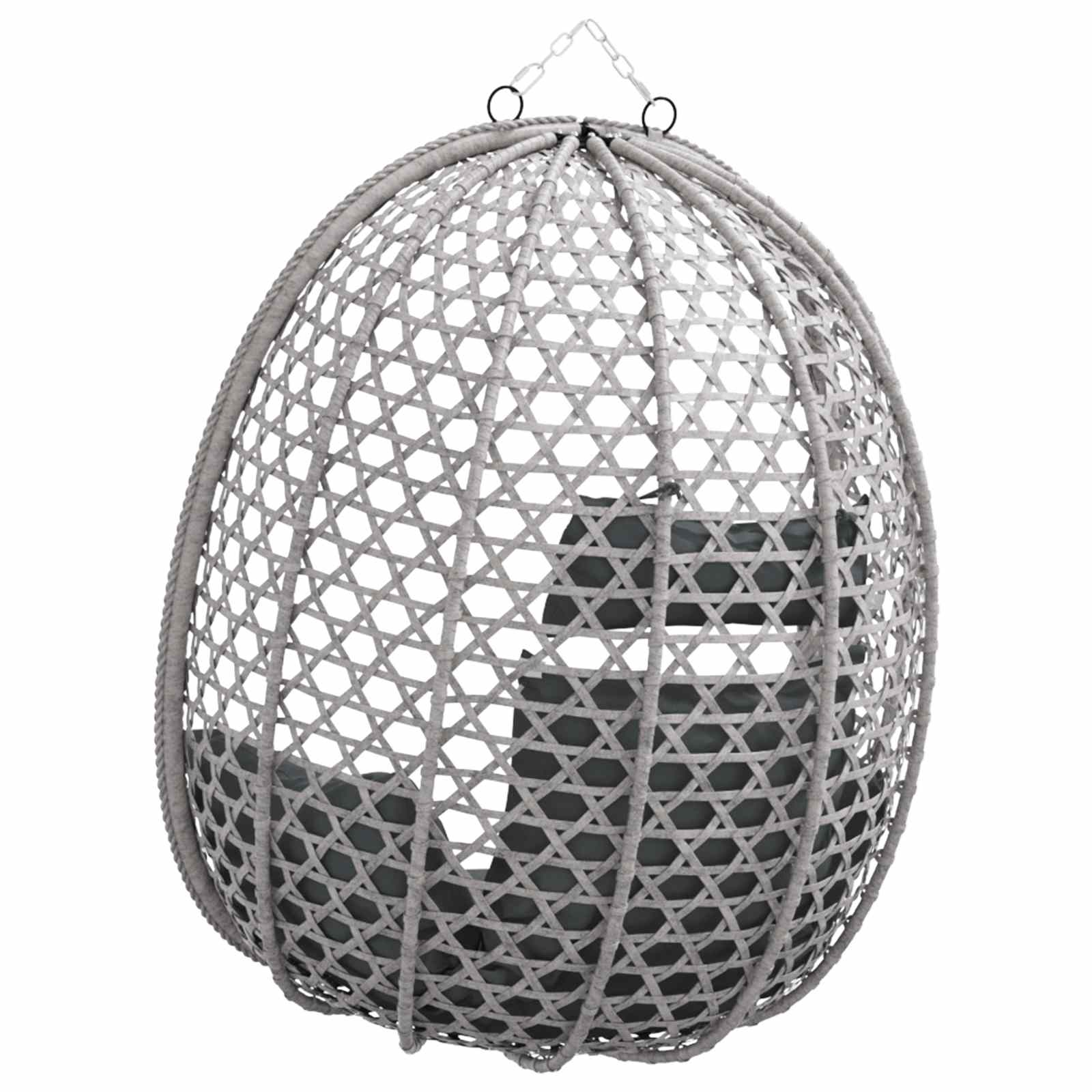 Hängesessel ohne Gestell Poly-Rattan 92 x 57,5 x 110 cm