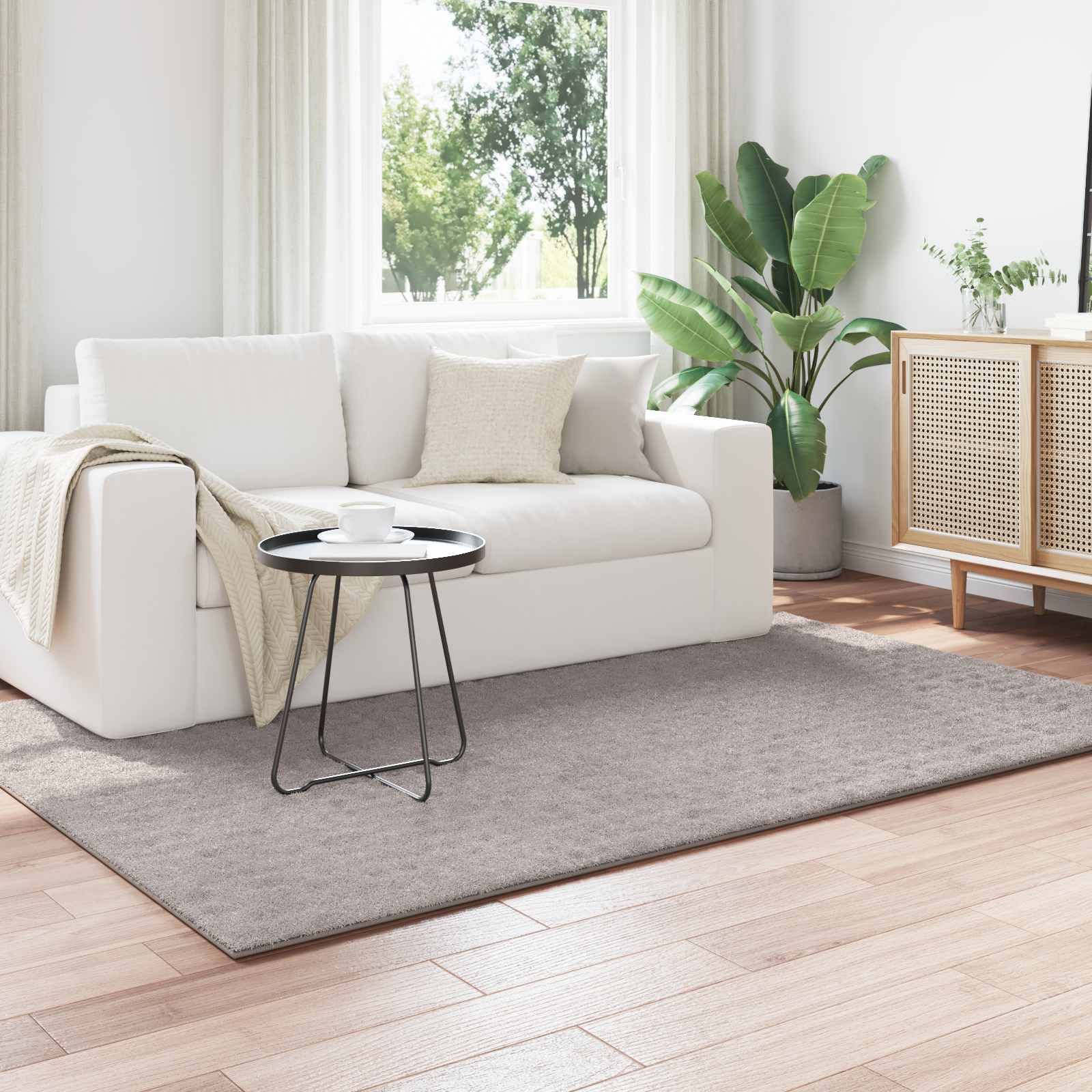 Bereichsteppiche Rechtwinklig SIROLO Creme 150 x 80 cm