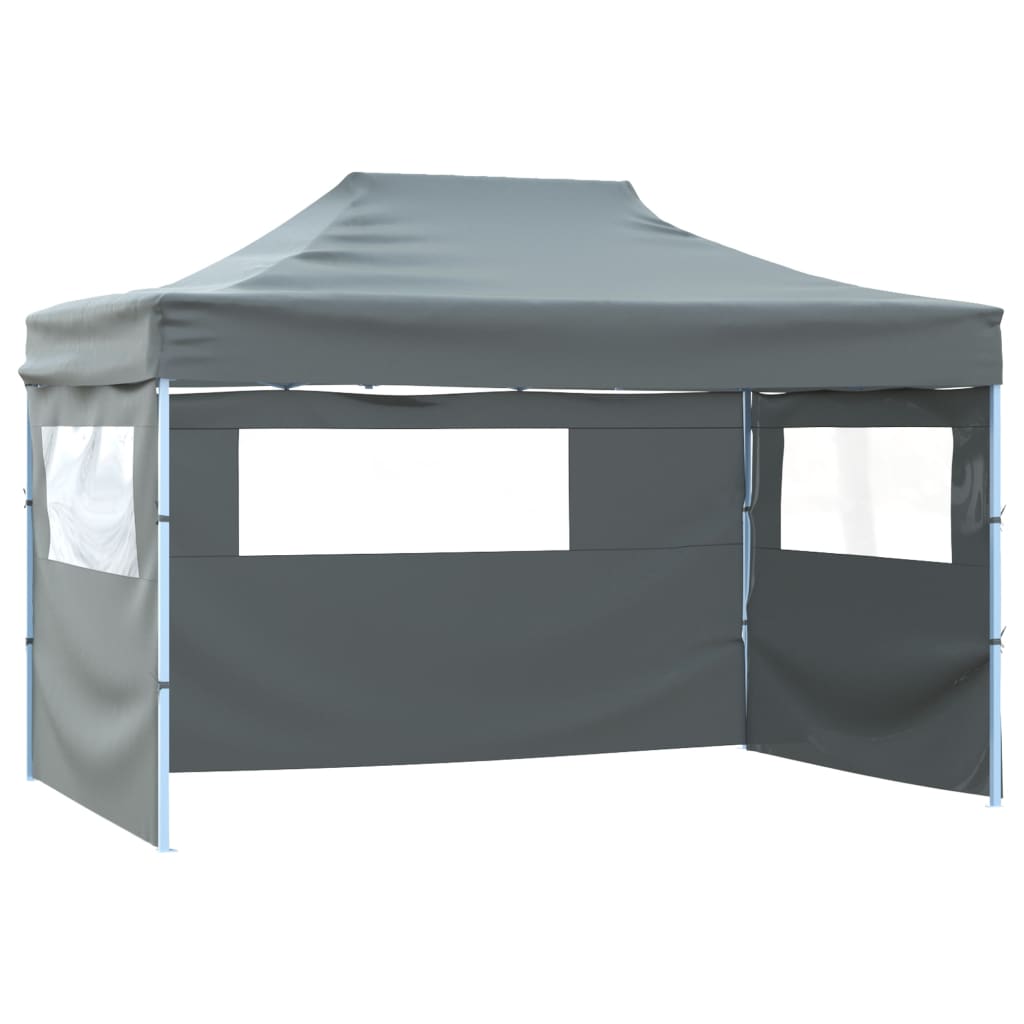 Faltzelt mit 3 Seitenteilen 3x4,5 m Blau