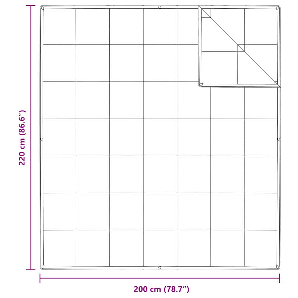 2-in-1 Bettdecke Weiß 135 x 200 cm Feder