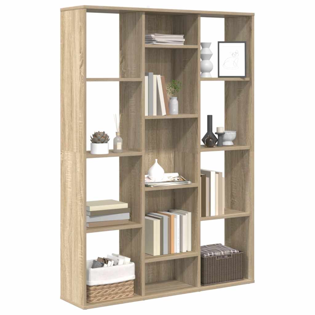 Raumteiler/Bücherregal Weiß 100x24x140 cm Holzwerkstoff