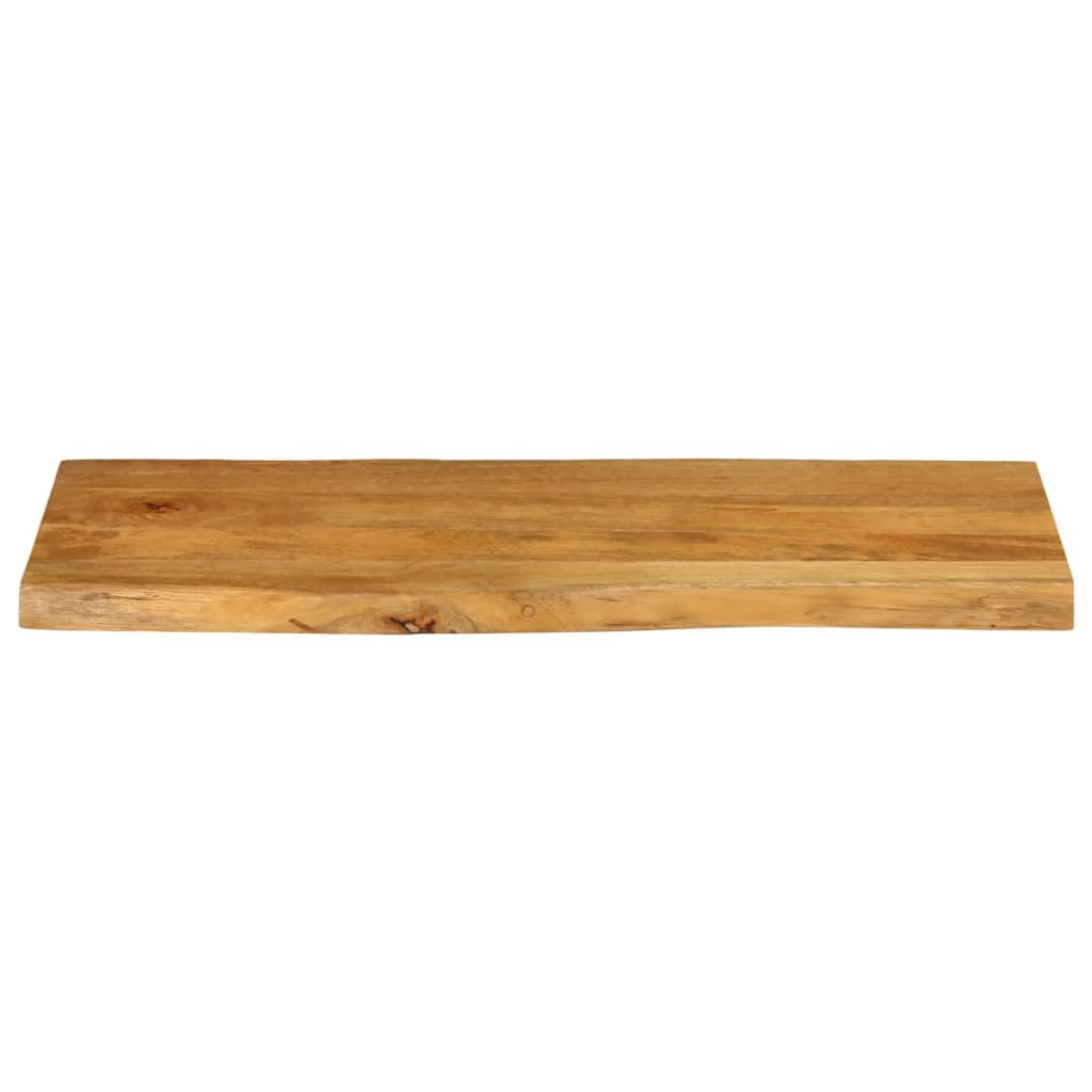 Tischplatte 40x40x2,5 cm Rechteckig Massivholz Akazie Baumkante