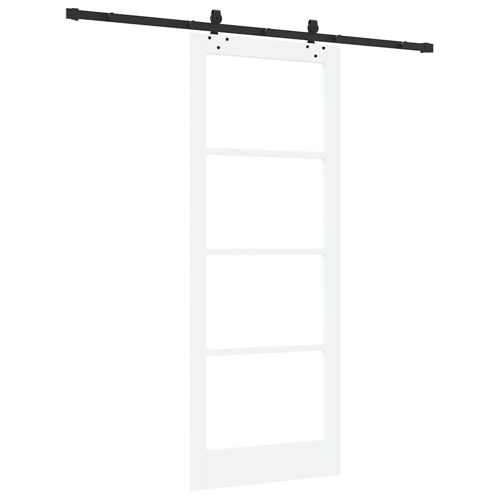 Schiebetür ORKDAL Natürlich und Schwarz 61 x 198,5 cm