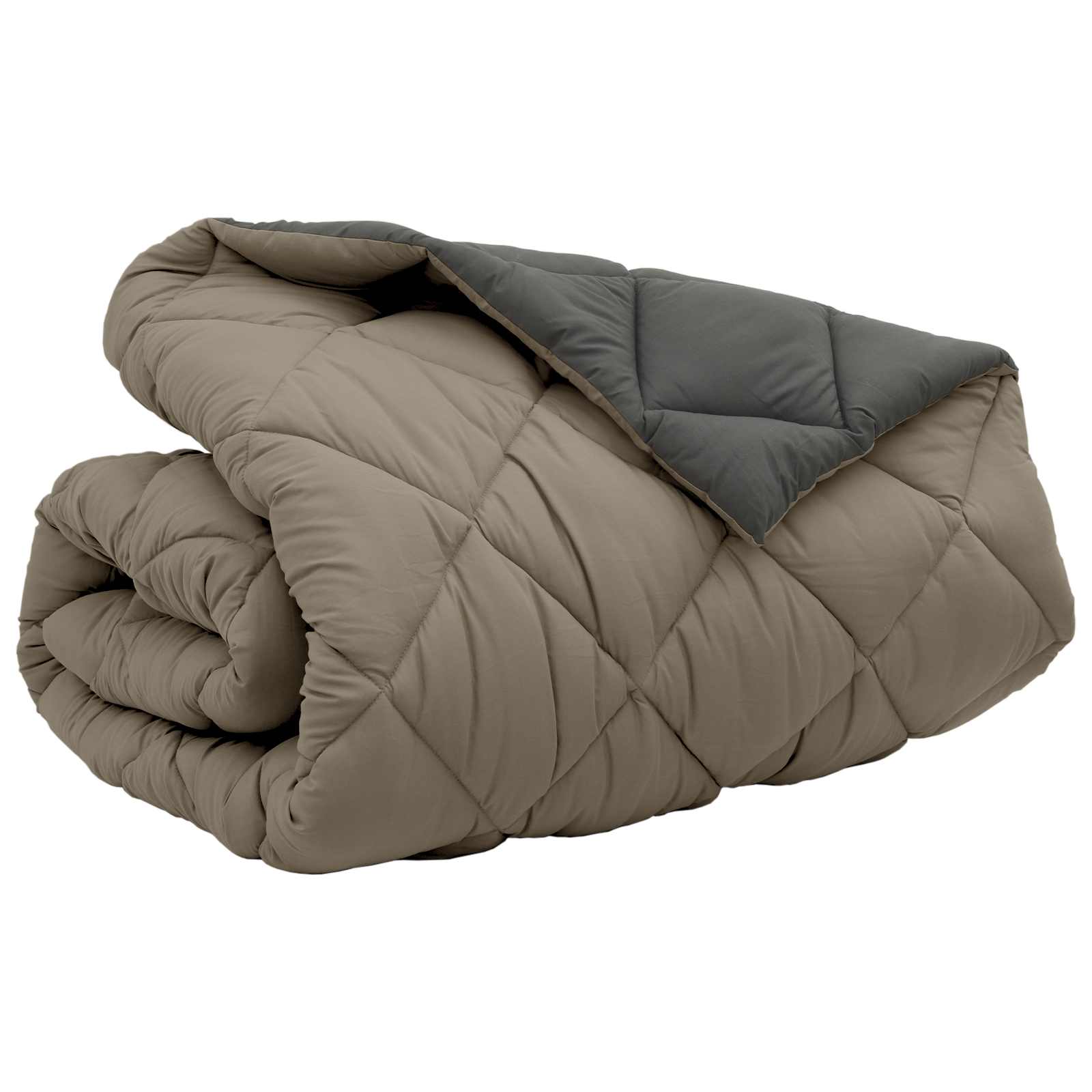 Winterbettdecke Anthrazit 135 x 200 cm Mikrofaser