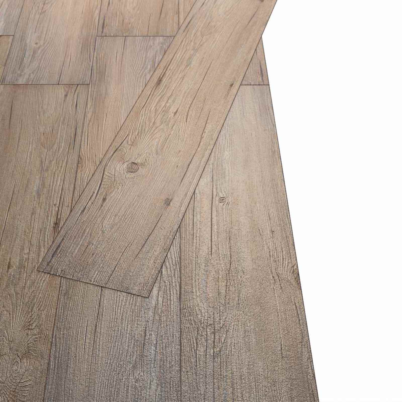 Bodenplanken 18 pcs Walnussbraun 5,26 m² PVC