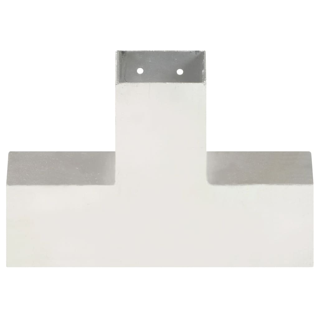 Pfostenverbinder L-Form Verzinktes Metall 71 x 71 mm
