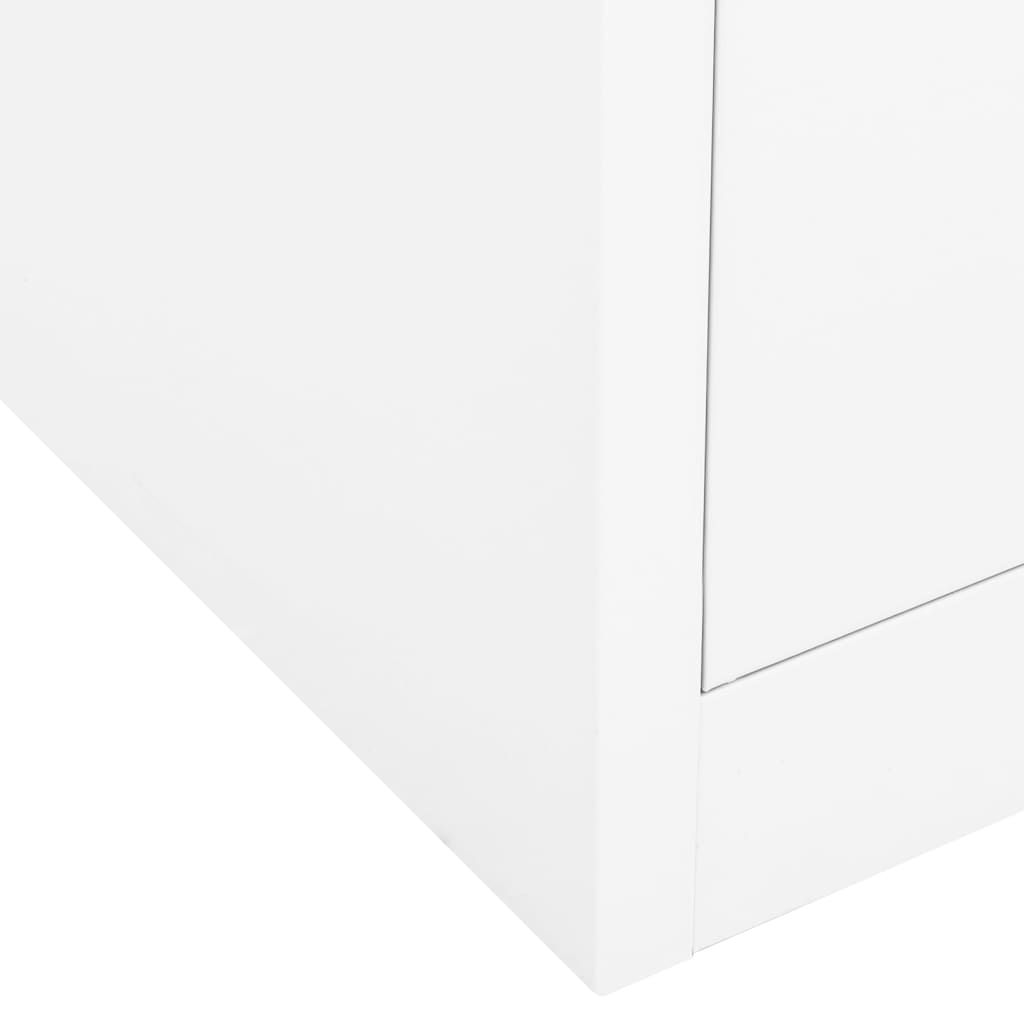 Büroschrank mit Pflanzkasten Anthrazit 90x40x125 cm Stahl