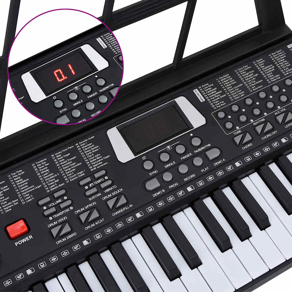 37 Tasten Klavier Elektrisches Keyboard mit Mikrofon für Kinder