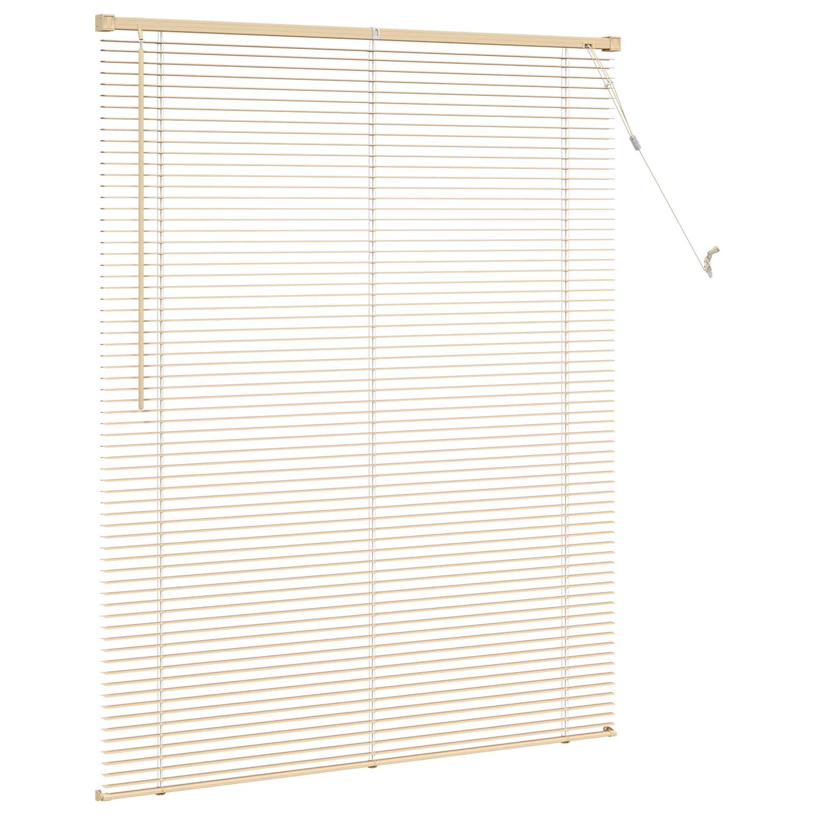 Jalousie Silber Grau 150 x 40 cm 25 mm PVC